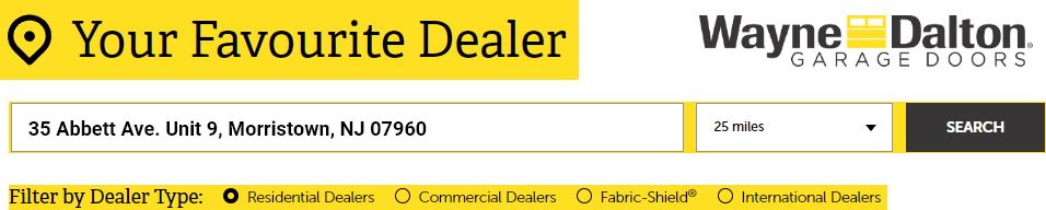 your favourite dealer